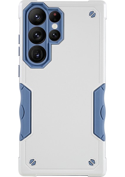 Samsung Galaxy S23 Için Ultra Anti-Drop Anti-Drop Şok Geçirmez Kasa Kayma Önleyici Kavrama Pc+Tpu Koruyucu Telefon Kapak-Beyaz (Yurt Dışından)