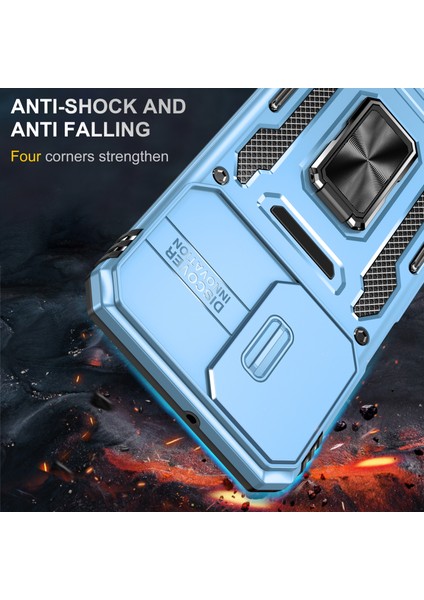 Samsung Galaxy A23 4g/5g Için Zırh Serisi (Global Versiyon) Kickstand Tasarım Telefon Kılıfı Pc+Tpu Koruyucu Arka Kapak (Yurt Dışından) fiyatları