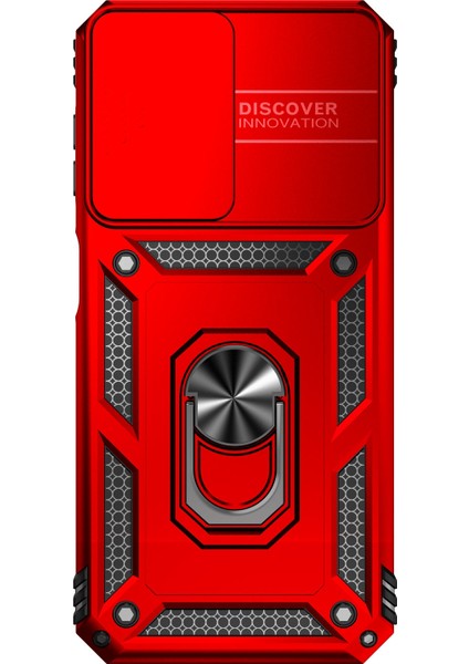 Samsung Galaxy A14 5g Için Telefon Damla Koruma Kılıfı, Metal Ring Kickstand Pc+Tpu Slayt Kameralı Koruyucu Kapak (Yurt Dışından) fiyatları