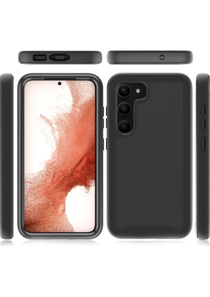 Samsung Galaxy S23 Pc+Tpu Anti-Dalgalı Kılıf Tam Koruma Telefon Kapağı Evcil Hayvan Ekranı Koruyucu-Pembe (Yurt Dışından) fiyatları