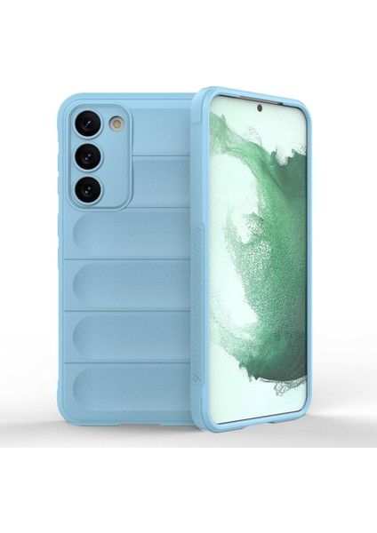 Samsung Galaxy S23 Için Cep Telefonu Kılıfı, Esnek Tpu Damla Koruması Sağlam Geri Kapak Baby Mavi (Yurt Dışından)