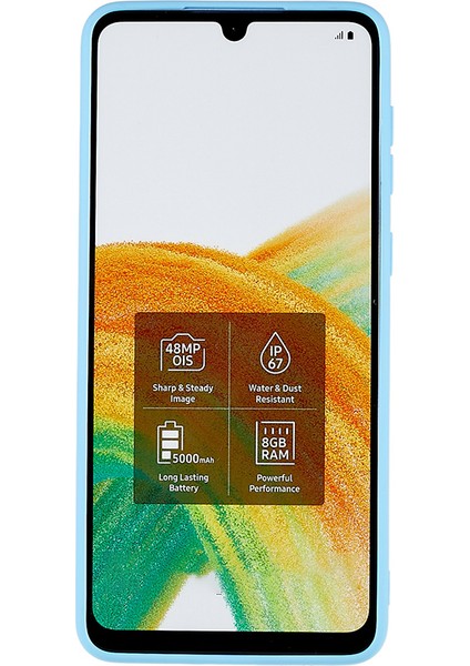 Samsung Galaxy A33 5g Mat Tpu Telefon Kapağı Için Anti Drop Telefon Kılıfı Koruyucu Ince Case Baby Mavi (Yurt Dışından) fiyatları