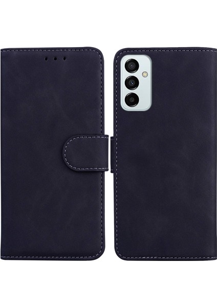 Samsung Galaxy M13 Için 4g Şok Geçirmez Cüzdan Cep Telefon Kılıfı Pu Deri Manyetik Damla Koruma Standı Telefon Kapak Black (Yurt Dışından)