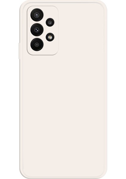 Cep Telefonu Samsung Galaxy A23 5g (Global Versiyon)/4g, Düz Kenarlı Tpu+Mikrofiber Astar Telefon Vaka Bej (Yurt Dışından)