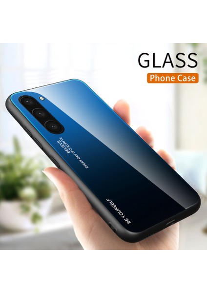 Samsung Galaxy S23 Temsilli Cam Şok Geçirmez Kılıf Sabit Pc Yumuşak Tpu Şöhret Anti-Fall Kapak Mavisi/siyah (Yurt Dışından) fiyatları