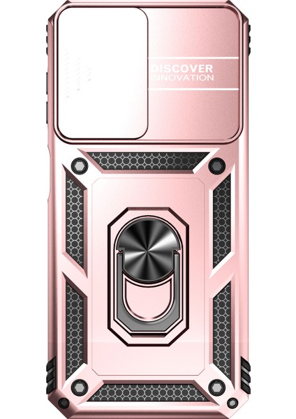 Samsung Galaxy A14 5g Case Pc+Tpu Slayt Kamera Koruyucu Kickstand-Rose Altın ile Telefon Kapağı (Yurt Dışından) fiyatları