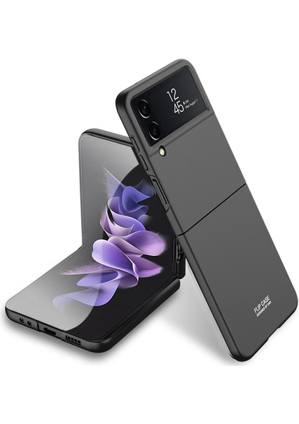 Samsung Galaxy Z Flip4 Için Gkk 5g Ultra Ince Katlanır Pc Telefon Kılıfı Anti-Çizelge Koruyucu Telefon Kapak Black (Yurt Dışından)