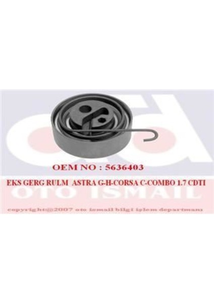 531053520 Trıger Eksantrık Gergı Rulmanı Astra G H J Corsa C D Combo / Cruze 1.7 Cdtı Z17DTH 1.7dtı Y17DTL