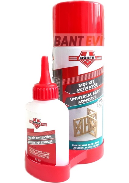 Börfh Mdf Kit Hızlı Yapıştırıcı Set 200ML +50ML Iki Komponentli - 6022625