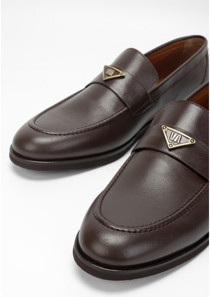 Erkek Kahverengi Deri Casual Ayakkabı 537 3379 Erk Ayk SK23/24 modelleri