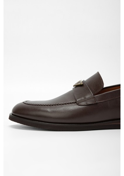 Erkek Kahverengi Deri Casual Ayakkabı 537 3379 Erk Ayk SK23/24 fırsatları