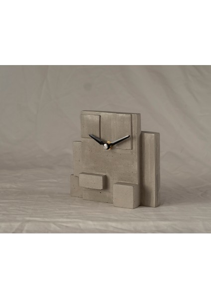 Mondrian Temalı Kübik Beton Masa Saati fırsatları