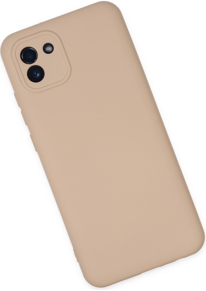Samsung Galaxy A03 Kılıf Nano Içi Kadife Silikon - Pudra 300099 modelleri