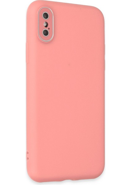 Iphone x Kılıf Lansman Glass Kapak - Pembe