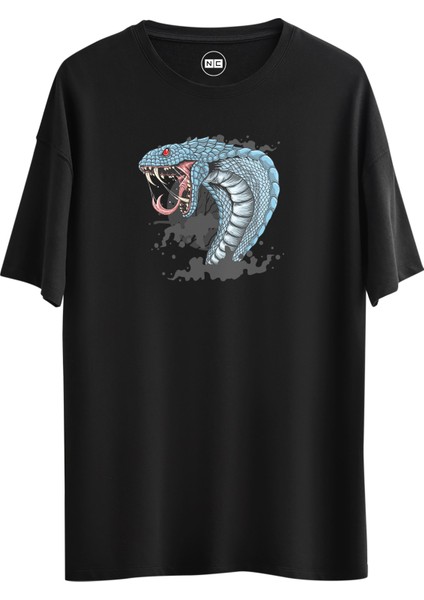 Cobra Tasarım Dijital Baskılı Regular Relax T-Shirt