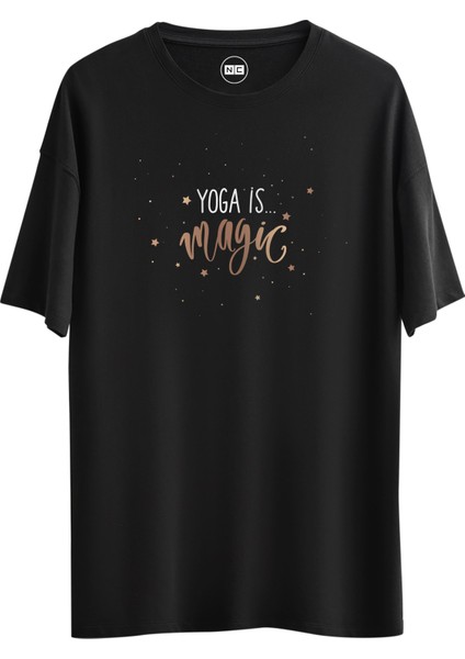 Yoga Ic Magic Tasarım Dijital Baskılı Regular Relax T-Shirt