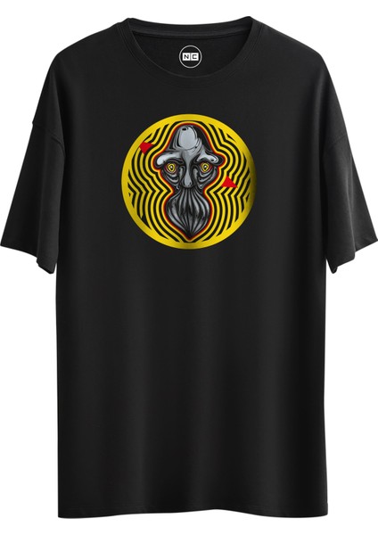 Hipnoz Tasarım Dijital Baskılı Regular Relax T-Shirt