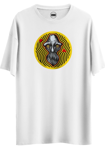 Hipnoz Tasarım Dijital Baskılı Regular Relax T-Shirt