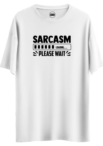 Sarcasm Tasarım Dijital Baskılı Regular Relax T-Shirt