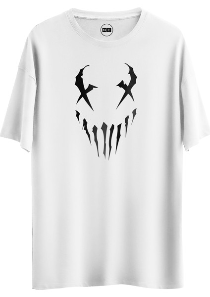 Mushroom Head Tasarım Dijital Baskılı Regular Relax T-Shirt