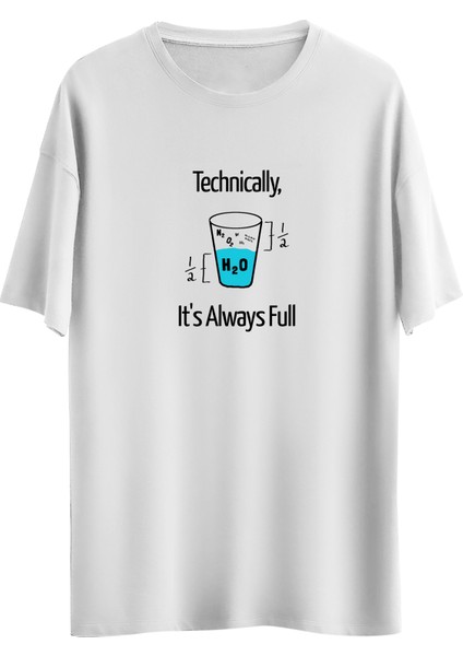 Technically Tasarım Dijital Baskılı Regular Relax T-Shirt