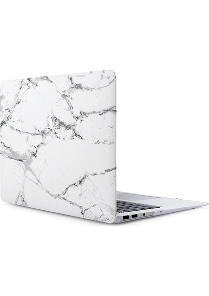 Macbook Air Kılıf 13 inç Mermer (Eski USB'li Model 2010-2017) A1369 A1466 ile Uyumlu