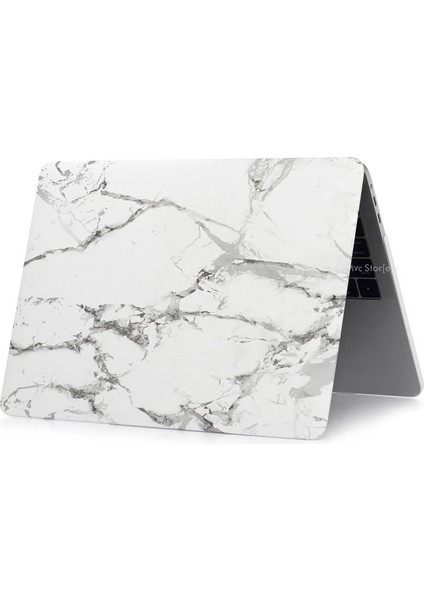Macbook Air Kılıf 13 inç Mermer (Eski USB'li Model 2010-2017) A1369 A1466 ile Uyumlu