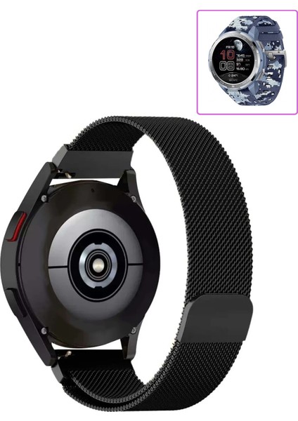 Honor Watch Gs Pro Uyumlu Kordon Hasır Metal Örgü Mıknatıslı Kayış fiyatları