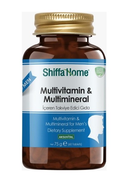 Multivitamin & Multimineral - Erkek - 1260 Mg X 60 Tablet