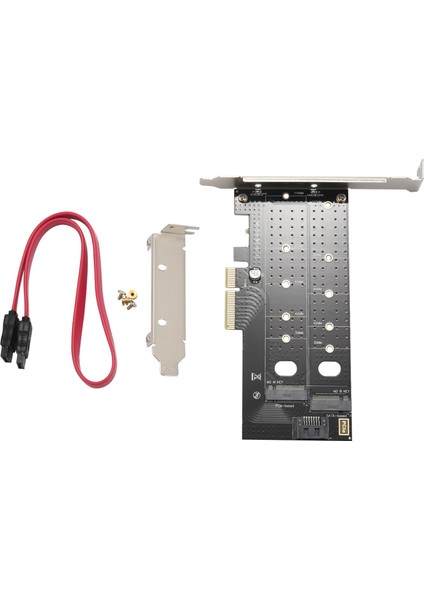 Çift M.2 Nvme Adaptörü, Nvme Pcıe Adaptörü M Tuşu Veya M.2 Sata SSD B Tuşu 22110 2280 2260 2242 2230 Pcıe 3.0x4 Denetleyicisi Için (Yurt Dışından)