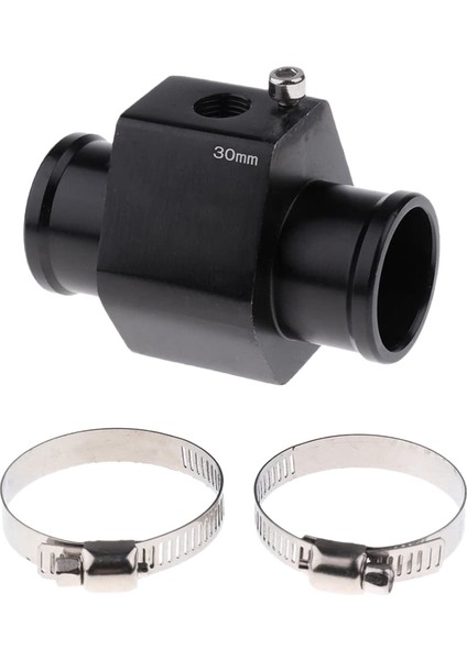 Boru Bağlantı Radyatör Borusu Su Sıcaklık Sensörü - Siyah 30MM (Yurt Dışından)