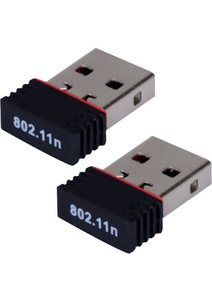 2x Yeni Realtek USB Kablosuz 802.11B/G Lan Kartı Wifi Ağ Adaptörü RTL8188 (Yurt Dışından)