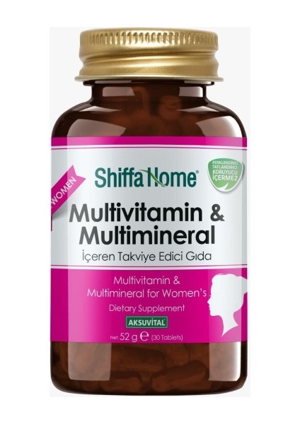 Multivitamin & Multimineral - Kadın - 1760 Mg x 30 Tablet