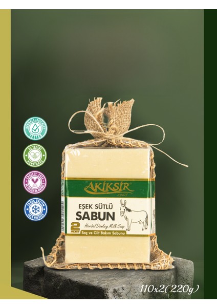 Eşek Sütlü Sabun 2X110G (220G)