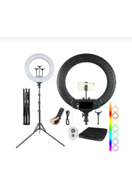 Ring Light MJ18" Rgb LED Işık Youtuber Tıktok Selfie Işıgı MJ18