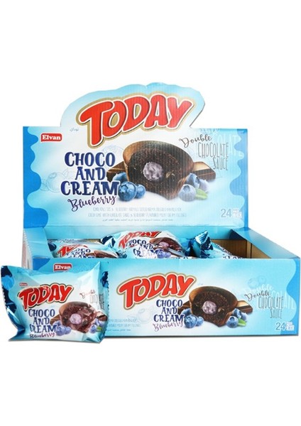 Today Double Choco And Cream Yabanmersinli 40 gr 24'lü