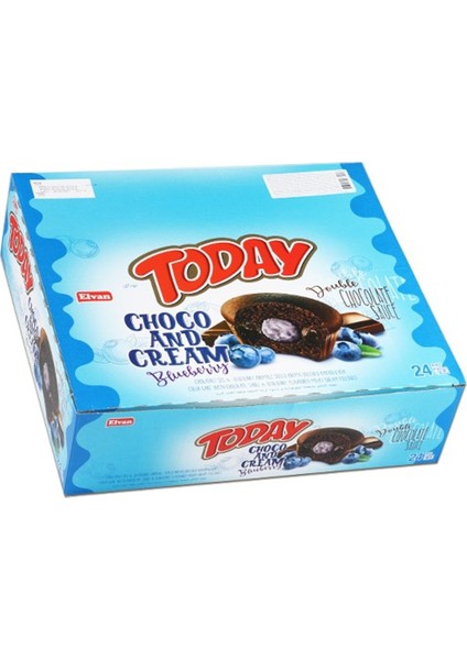 Today Double Choco And Cream Yabanmersinli 40 gr 24'lü