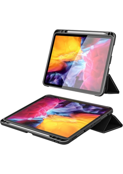 Ipad Pro 12.9 (2020) Kılıf Tablet Focus Silikon - Siyah 277097