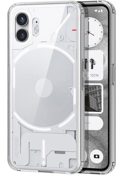 Nothing Phone 2 Kılıf Köşeleri Airbagli Kamera Korumalı Silikon
