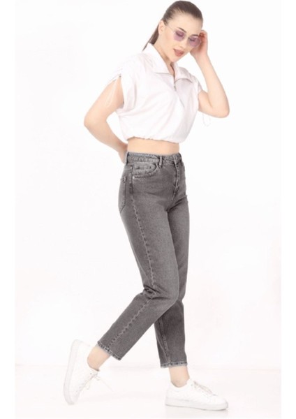 Kadın Yüksek Bel Soho Boyfriend Jean C599