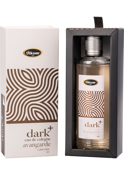 Ilkom Premium Kutulu Cam Şişe Kolonya Dark Spice