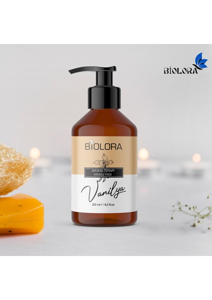 Vanilya Aromaterapi Afrodizyak Etkili Vücut Masaj & Spa Yağı 250ML.