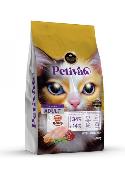 Yetişkin Kedi Tavuk Etli 0,5 kg