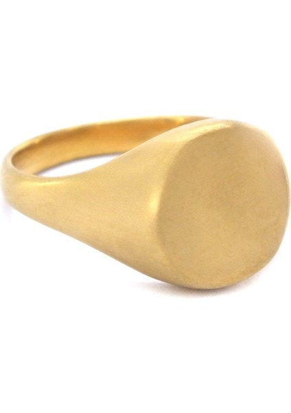 Altın Kaplama Düz Desensiz Unisex Yüzük YZK-437 indirimleri
