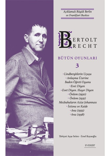 Bütün Oyunları 3 -(Ciltli) - Bertolt Brecht