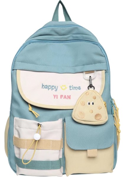 Love Home Kadın Ilkokul Öğrencileri Büyük Kapasiteli Sevimli Yüksek Değerli Sırt Ins Japon Lise Ortaokul Öğrenci Sırt Çantası (Yurt Dışından)