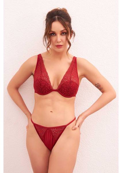Strappy Lace Sütyen String Takım 4807 fiyatları