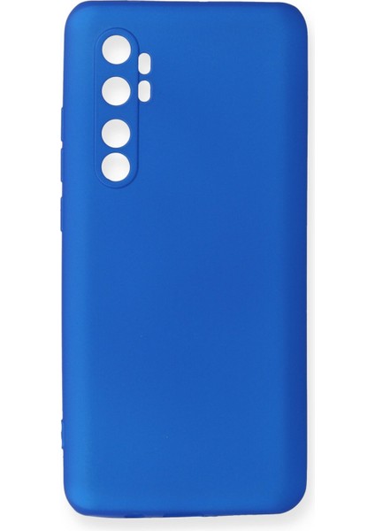 Xiaomi Mi Note 10 Lite Kılıf Premium Rubber Silikon - Mavi 277097