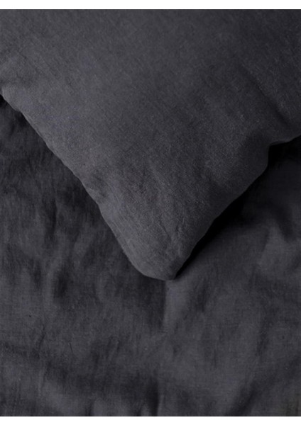 Vs Müslin Çift Kişilik Lastikli Çarşaf 160 200 Antrasit