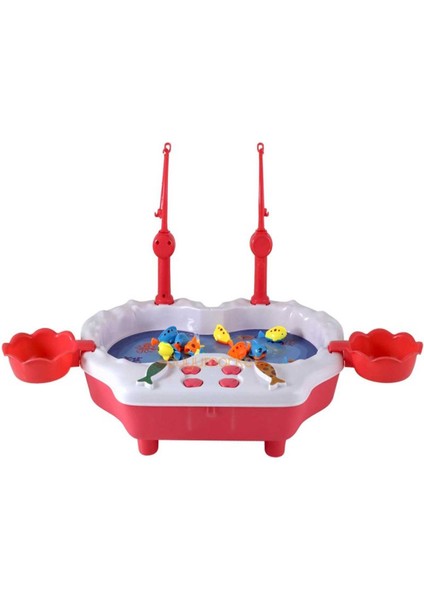 Müzikli, Havuzlu Balık Yakalama Oyunu, 8 Balık ve 2 Oltalı - Big Catch Fishing Game,somon modelleri